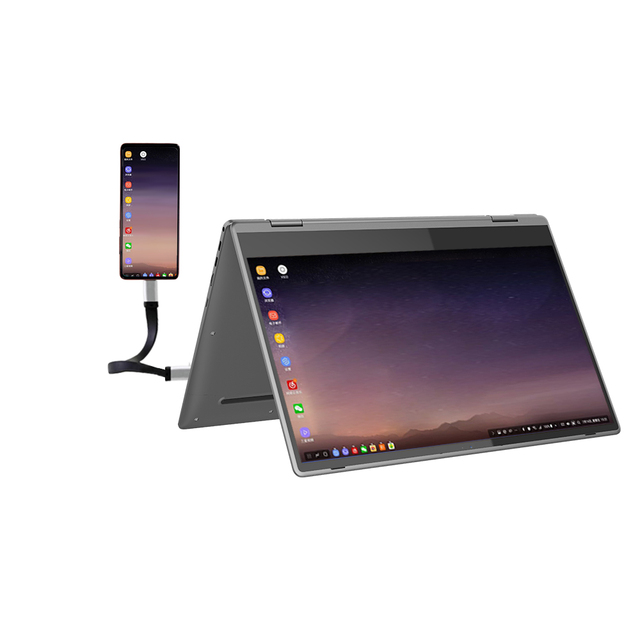 Lapdock 13.3 Touchscreen Display 360 Degree Flexibility Use As Laptop Tablet Portable Monitor with Keyboard Dex Station