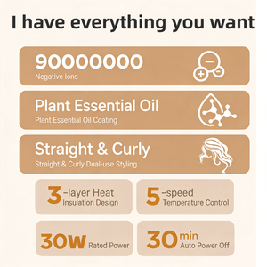 Lisseur de cheveux professionnel MCH à infrarouge pour salon, marque privée, 480F, en nano-titane - Product Image 6