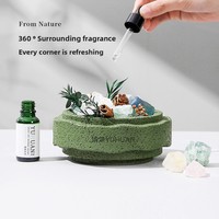 Diffuseur de cristal ondulé, coffret cadeau d'aromathérapie, diffusion longue durée à domicile, 90-120 jours, cadeau souvenir haut de gamme