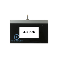 Écran tactile capacitif étanche et anti-rayures de 4,3 pouces avec AF pour machine à café