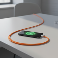 Cables de Carga Súper Rápida de 100W de Alta Resistencia, 2m/1.8m/1m, TPE/PVC/Nylon, Transmisión Estable, Tipo-C a Tipo-C para Computadora