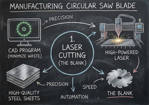 Fraises à rainurer de qualité supérieure 4T 210 mm pour la fabrication de joints à rainurer durables dans les meubles et les portes de grande taille - Product Image 2