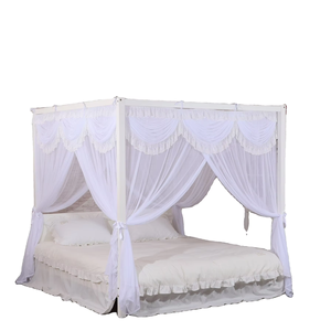 <span class=keywords><strong>Moustiquaire</strong></span> sur mesure à 4 poteaux, <span class=keywords><strong>moustiquaire</strong></span> de lit royale avec support, fabrication chinoise - Product Image 6