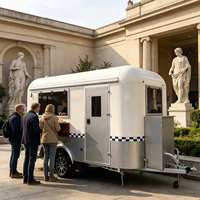 Chariots alimentaires personnalisables, chariots de barbecue, chariots de snacks, chariots de restauration rapide, chariots alimentaires mobiles multifonctionnels