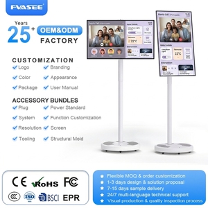 32\" <b>Portable</b> Smart Android 4K Capacitive Touch Screen LED Backlight HD Definition 128g Rechargeable Standing Study <b>TV</b> 32-inch S - Product Image 1