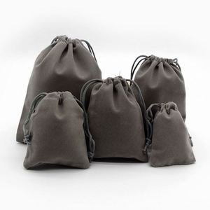Pochettes en velours personnalisées avec cordon de serrage, sacs organisateurs multi-usages anti-poussière pour accessoires et gadgets, articles promotionnels - Product Image 3