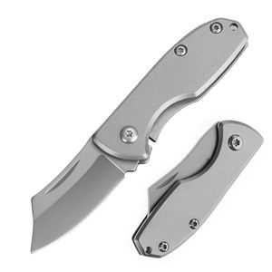 कस्टम छोटी कीचेन जेब चाकू स्टील हैंडल एडc फोल्डिंग ब्लेड चाकू बिंदु उपयोगिता आउटडोर चाकू मैनुअल खुला - Product Image 1
