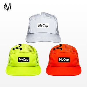 Casquette de course haute visibilité orange 2026 pour <span class=keywords><strong>femme</strong></span> – Casquette de sport perforée découpée au laser à séchage rapide pour l'entraînement de marathon - Product Image 4