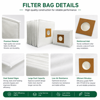Filtre pré-sac Y-clean Labyrinth F8/F9 de remplacement pour systèmes de filtration d'air, nouvelle microfibre, extraction de fumée OEM personnalisée, garantie 1 an