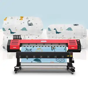 ماكينة طباعة الورق بالتبخير بعرض 190 سم، طابعة برأس طباعة I3200 عالية السرعة من Hoson THK