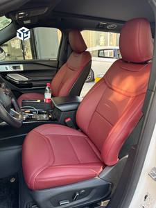 Fundas de Asiento Personalizadas para Automóviles, de Cuero de Primera Calidad, para <span class=keywords><strong>Ford</strong></span> <span class=keywords><strong>Explorer</strong></span> 2009-2025, 6-7-8 Asientos - Product Image 4