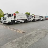 Camion Compacteur de Déchets Électrique/Hybride DongfengNew Energy avec Chargeur Frontal, Transmission Manuelle, Transmission 4x2