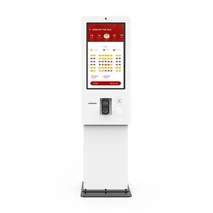 32 inch zelfbediening touchscreen automatische zelfkaartverkoop kiosk terminal kaartautomaat