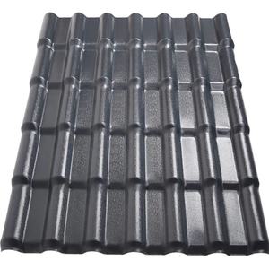 Style chinois traditionnel vert Eco PVC tuiles tuiles ondulées en résine synthétique ASA résine plaine toit Shear - Product Image 3