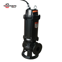 Pompe centrifuge verticale submersible pour eaux usées, 1 CV, 2-2,5 m³/h, en acier inoxydable, 5,5 kW