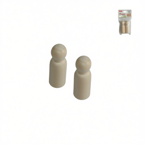 Figura Masculina de Madera Ilan de 75 mm, Accesorio para Manualidades - Product Image 2