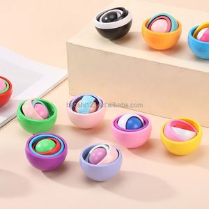 Hot Sale 3D Fingertip Universal Digital Gyroscope Educational Fidget Gyro Stress Relief Finger Spinner Toy for Kids Adults - Product Image 3