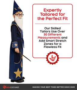 <span class=keywords><strong>Disfraz</strong></span> <span class=keywords><strong>de</strong></span> mago para niños, bebés y niños pequeños, Halloween - Product Image 6