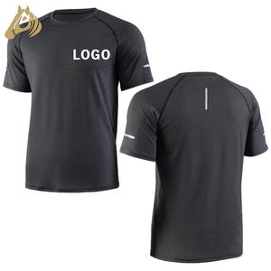 Venta Directa de Fábrica, Camiseta de Poliéster Ligera, Casual, de <span class=keywords><strong>Manga</strong></span> Corta y Secado Rápido con Logotipo Personalizado, Camiseta Moderna para Hombre - Product Image 1