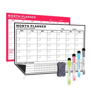 Planificateur flexible personnalisé OEM, calendrier magnétique effaçable à sec mensuel et hebdomadaire, feuille de tableau blanc pour réfrigérateur - Product Image 3