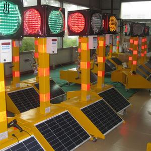 Feux <span class=keywords><strong>de</strong></span> circulation portables LED standard néo-zélandais MPB 3200/3400/4000, détection <span class=keywords><strong>radar</strong></span>, panneau solaire 30w, batterie au lithium 20AH - Product Image 3