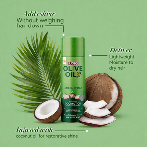 <strong>Hair</strong> Care <strong>Oil</strong> Sheen <strong>Spray</strong> for Anti Frizz <strong>Hair</strong> Gloss Shine Shinning Styling <strong>Oil</strong> Sheen Mist - Product Image 2