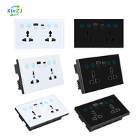 XZJ Electric Tuya Touch Home Prise USB Prise Murale Wifi Commutateurs et Prises Intelligentes