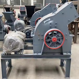 מטחנת פטישים מיני במחיר נמוך, מכונת ריסוק אבנים, מטחנת פטישים ניידת לחימר ואדמה, קיבולת 10 טון/שעה לכרייה - Product Image 2