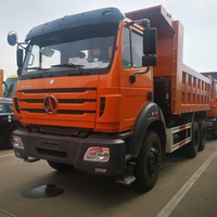 Beiben camion à benne 6x4 à chargement automatique, camion à benne de 15 tonnes
