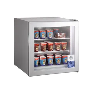 Vanace SD55L Commercial Ice Cream Upright Display Mini Fridge Freezer