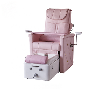 Matériel de luxe pour ongles, mobilier de salon, fauteuil de manucure inclinable, spa médical pour les pieds, fauteuil de pédicure électrique avec éclairage LED - Product Image 1