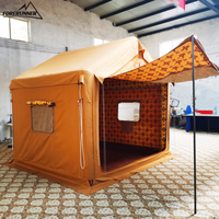Tente de camping gonflable de luxe pour le désert, en tissu Oxford, structure à une chambre, design quatre saisons, pour l'Arabie Saoudite, les Émirats arabes unis et le Qatar