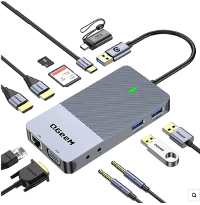 <span class=keywords><strong>Hub</strong></span> <span class=keywords><strong>USB</strong></span> <span class=keywords><strong>C</strong></span> 11 en 1, Adaptador Multipuerto Tipo <span class=keywords><strong>C</strong></span>, PD 100W, HDMI, VGA, LAN, <span class=keywords><strong>Hub</strong></span> de Pantalla Triple para Computadora Portátil y de Escritorio - Product Image 1