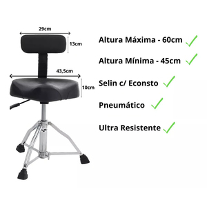 Ghế trống di động, tháo lắp được, chịu lực cao, kiểu xe máy, có tựa lưng - Product Image 6