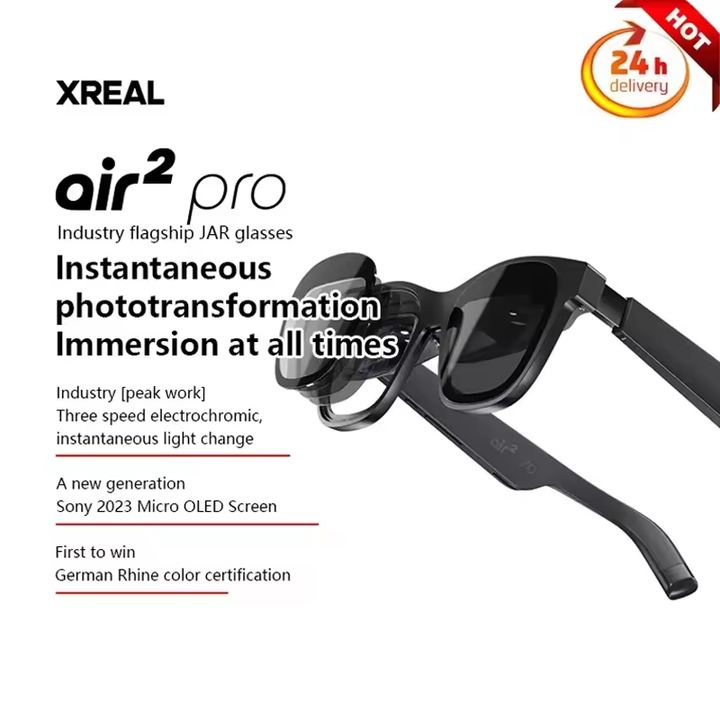 XREAL Air 2 Pro - Portable 130inch AR Glasses for 1080p Viewing