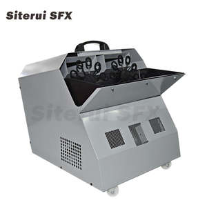 SITERUI RGB LED Dmx 512 Soplador automático Máquina de humo de niebla de burbujas de jabón con control remoto inalámbrico para escenario DJ Fiesta de bodas <span class=keywords><strong>Sho</strong></span> - Product Image 2