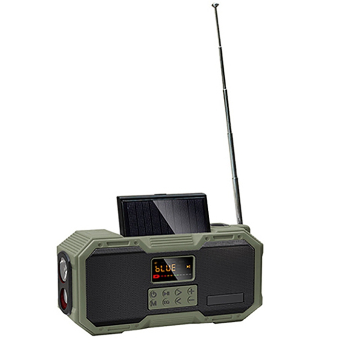 DAB NOAA WB FM AM домашний аварийный радиоприемник с солнечной зарядкой динамик с объемным звуком бас BT динамик