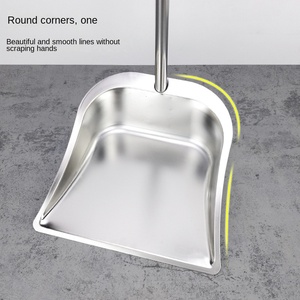 Recogedor de Basura Integrado de Acero Inoxidable Dajiang, Pala de Basura de Acero Inoxidable No Magnética, Pala de Basura Reforzada, Cubo Sanitario - Product Image 4