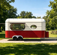 Camion de restauration rapide mobile Skyacross entièrement équipé, remorque pour boissons et bières, chariot alimentaire mobile avec cuisine, équipement pour hot-dogs