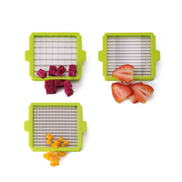 Ecologische plastic snijder, groentesnijder, aardappel schiller, kaassnijder, groentesnijder, knoflookpers, afgietbak, mandoline