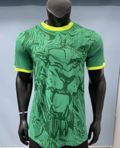 Camiseta <span class=keywords><strong>de</strong></span> Fútbol <span class=keywords><strong>de</strong></span> Senegal para la Copa Africana <span class=keywords><strong>de</strong></span> Naciones 2026, Versión Jugador/Aficionado, León Africano Campeón - Product Image 1
