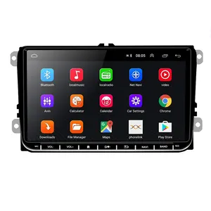 9'' 2 Din Android Car Radio Stereo Video Autoradio GPS Wifi BT FM RDS For Volkswagen/VW/Polo/Passat /SEAT/Toledo