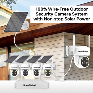 Hongglobal 4MP 6CH 360 thông minh NVR Kit năng lượng mặt trời nhà an ninh máy ảnh surveil Set hệ thống IP không dây trong nhà ngoài trời cctv Hệ thống camera - Product Image 6