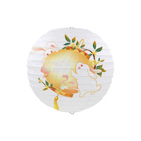 Lanterne extérieure colorée lanterne ronde en papier lanterne de plafond en papier pour décorations de fête de mariage papier suspendu