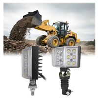 Feux de conduite LED pour véhicule à grand angle de 240 degrés, 10-36V 54W, montage sur tube en aluminium, nouveaux feux de travail LED pour tracteur agricole