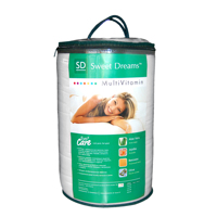Sac d'emballage cylindrique personnalisé en PVC pour couvertures, avec fermeture éclair et poignées, pour rangement de couettes et emballage de literie en plastique