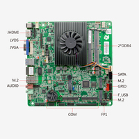 Celeron 6305 I225V 2,5G Dual Channel DDR4 PS2 SIM DC 12V 170mm X 170mm Placa base de Control industrial integrada