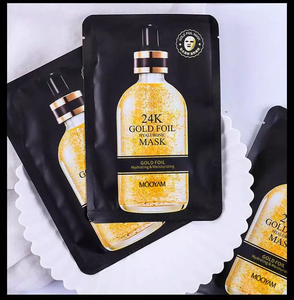 MOOYAM Schlussverkauf 100 % Natur reine englische Version feuchtigkeitsspendende Hyaluronsäure Bio-Kollagen 24k <span class=keywords><strong>Gold</strong></span> <span class=keywords><strong>Face</strong></span>-Facial-Maske - Product Image 3