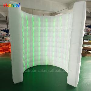 Photomaton publicitaire gonflable portable avec lumières LED, fond, toile <span class=keywords><strong>de</strong></span> fond gonflable à 360 degrés pour photomaton - Product Image 5