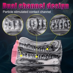 Masturbador Masculino de Doble Canal YOCY, Vagina Artificial de Silicona con Forma de Vagina y Ano de Caballo, Masturbador Masculino de Bolsillo - Product Image 5